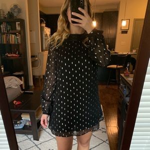 Fab’rik Asher Collection Long Sleeve Black Dress